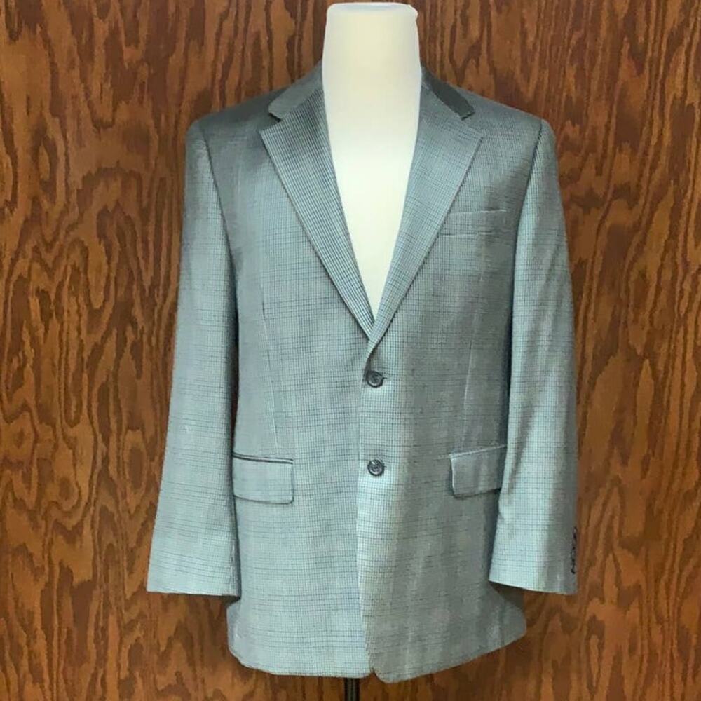 Chaps Striped SportCoat 46R